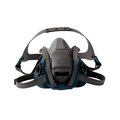 3M Rugged Comfort Quick Latch Half Facepiece Reusable Respirator 6503QL/49492, Large 7000128241